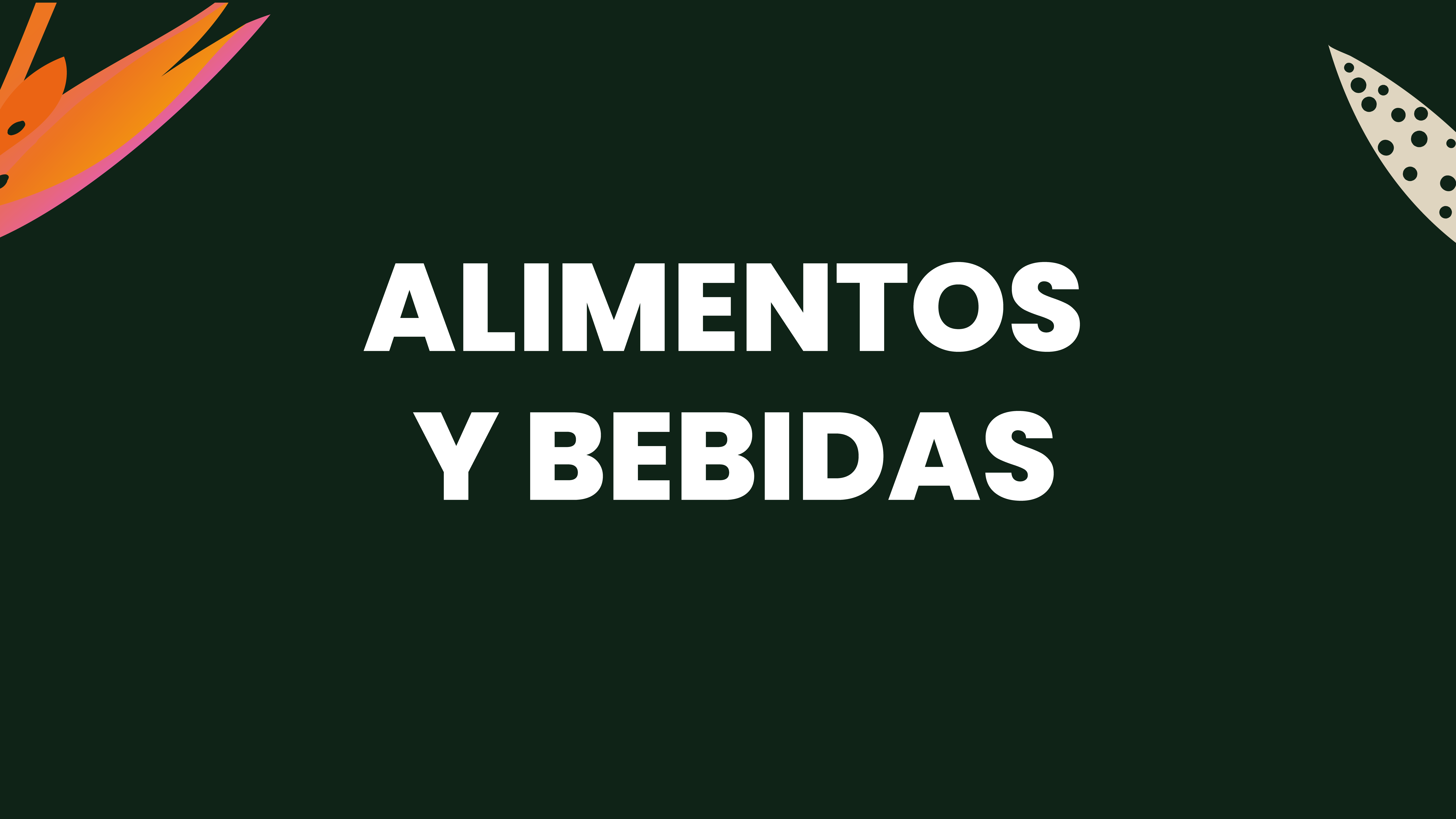 AREAS Alimentos y Bebidas